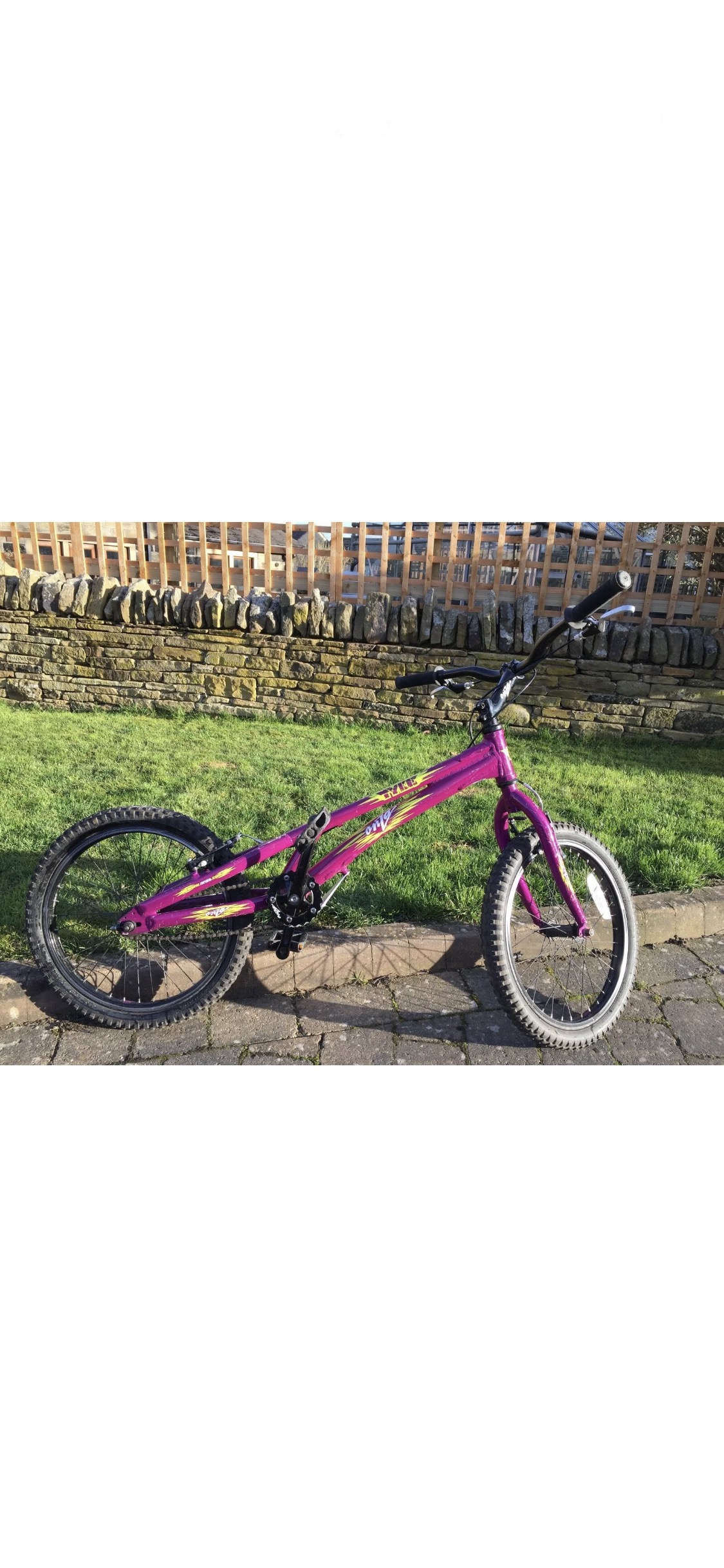 Onza tyke for a starter bike Beginners Trials Chat Trials forum